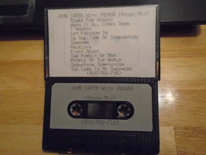 RARE PROMO John Capek & Family Of Man DEMO CASSETTE TAPE Indaba ROUGH MIX world - Picture 1 of 1