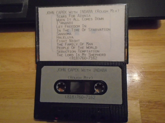 RARE PROMO John Capek & Family Of Man DEMO CASSETTE TAPE Indaba ROUGH MIX world - Image 1 of 1