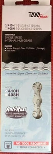 Taya Anti Rust Chain 1/2 x 1/8 112 Links Single Speed - 410H GST-500 - Picture 1 of 6
