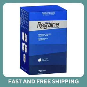 Regaine Mens Extra Strength Foam Treatment Hair Growth Treatment 4 PACK X 60G AU - Picture 1 of 5