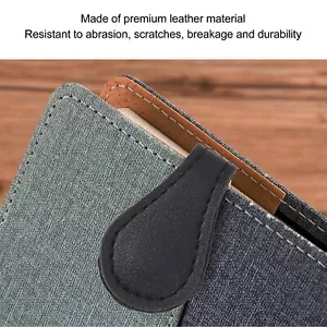 3PCS Magnetic Bookmarks Leather Vintage Book Clips Page Markers for Booklovers - Picture 1 of 12