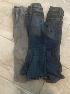 LOT of 3 Boys Denim Jeans GAP Denim (2) And Hurley Gray jeans (1)- Size 5 - Picture 1 of 1