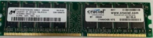Crucial CT6464Z40B.16TG 512MB DDR 400MHz CL3 PC3200U - Picture 1 of 2
