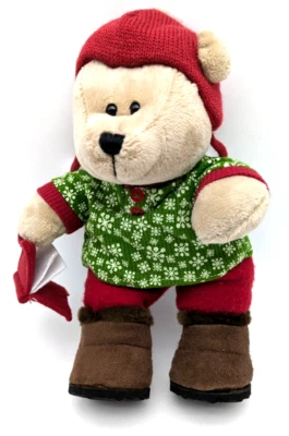 Starbucks Bearista Bear Collection Winter Plush Bear With Book - Image 1 of 4