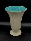 Vtg Catalina Pottery Hand Painted Ceramic Pedestal Vase #307 HUGE!! 12"
