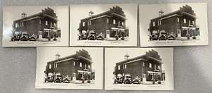 5 - RPPC QUARRYVILLE, PA FIREHOUSE WITH 3 PIECES OF EQUIPMENT 1930'S - Picture 1 of 2