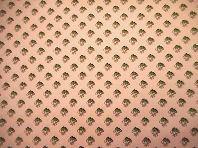 Civil War Reproduction Fabric By The Yard Green Gold on Cream Premium Cotton - Image 1 of 2