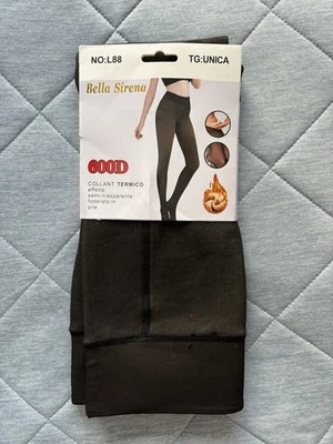 Medias Bella Sirena térmicas forradas de vellón semitransparentes talla única Foto 1 de 4