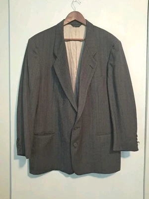 Vintage Pierre Cardin Mens Jacket Suit Blazer Size 42 XL Grey Wool Union Made - Image 1 of 4