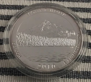 2010-P ~ 5 oz Silver America the Beautiful Mt. Hood w/Box & COA (from US Mint) - Picture 1 of 7