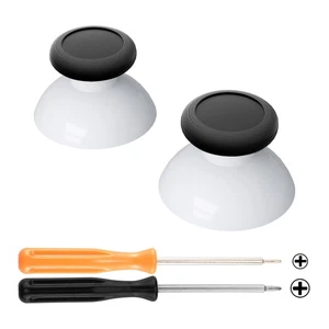 Replacement 3D thumbstick for Switch Pro [Robot white & black] - Picture 1 of 4