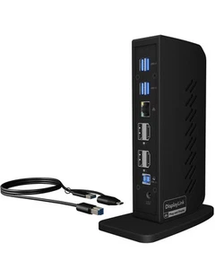 ICY BOX USB-C Docking Station (11-in-1) für 2 Monitore (2x HDMI / 2x DP), 4K 60H - Photo 1/8