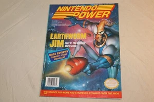 Nintendo Power December 1994 Vol 67 Earthworm Jim Cover w/ Poster & Cards *READ* - Foto 1 di 9