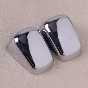 2x Chrome Windshield Washer Wiper Nozzle Trim Parts Fit For Jeep Compass 2007-17 - Picture 1 of 3