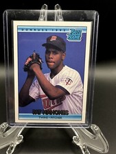 1992 Donruss Pat Mahomes RC #403 Rated Rookie Minnesota Twins Patrick Mahomes