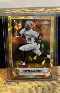 2022 Topps Chrome Sapphire #46 Raimel Tapia Gold /50 - Picture 1 of 2