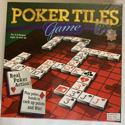 NEW Master Pieces Poker Tiles Game  - Image 1 of 2