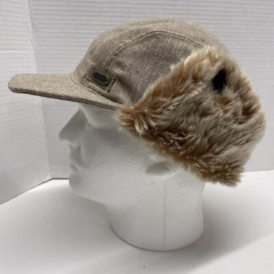 Duluth Trading Fair Isle Oreja Solapa Trampero Sombrero Mujer XL Tweed Beige Marrón Usado en Excelente Condición Foto 1 de 4