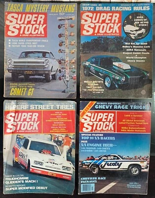 SUPER STOCK & DRAG ILLUSTRATED Lot ~ Jan. 1966 Schartman Comet GT 1971 1975 1976 - Image 1 of 4