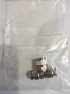 SMC Raccordo "T" Inox KQB2T08-03S 1x filetto maschio G3/8" 2x tubo 8-6 - Foto 1 di 1
