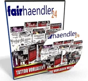 CD-VERSAND: TATTOO VORLAGEN MEGA-PACK Nischen Pack Tätowierung Tattoos E-LIZENZ - Bild 1 von 4
