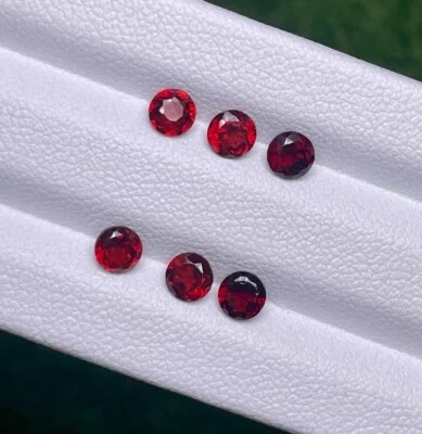 2.05CTS Good Collection 100% Natural Red Spinel 4mm Loose Gemstone - Image 1 of 3