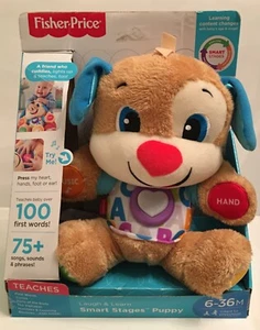 Fisher-Price Laugh & Learn Welpe Smart Stages Spielzeug pädagogisches Plüschtier - Bild 1 von 19
