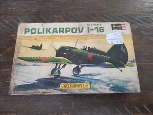 (OPEN BOX) SIEHE BILDER* POLIKARPOV 1-16 MODEL KIT (PL1217) - Bild 1 von 11