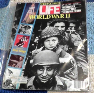 LIFE MAGAZINE SPECIAL ISSUE WORLD WAR II 40 YEARS LATER JIM BEAM HITLER SOLDIERS - Picture 1 of 6
