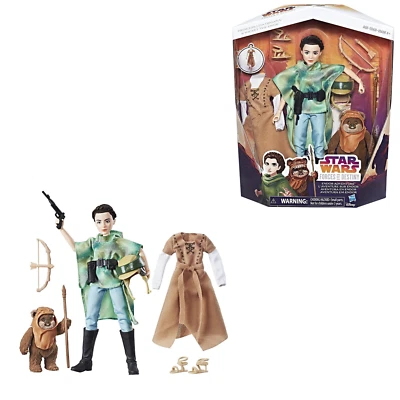 Star Wars Forces of Destiny Endor Adventure Princess Leia & Wicket Toy Figures - Image 1 of 4