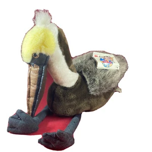 Vintage Cascade Toy Brown Pelican Plush W Tags - Picture 1 of 12