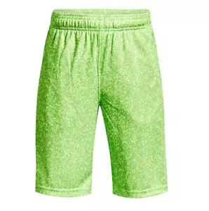 Under armour Shorts Youth Boys XL Renegade 3.0 Anti Odor Training Lime Green - Picture 1 of 3