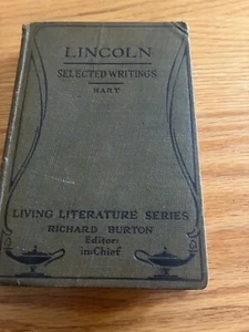antikes President Lincoln ausgewählte Schriften Buch selten 1. Auflage - Bild 1 von 5