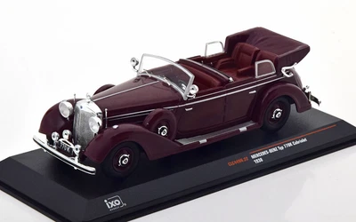 Mercedes Benz Tipo 770K Cabrio 1938 Dark Red IXO CLC449N 1:43 W150 Rosso Scuro - Immagine 1 di 3