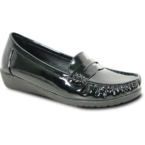 kozi Women Comfort Casual Wedge Shoe Slip-On Loafer ML3254 RoundToe PennyLoafer - Bild 1 von 9