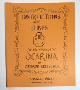 Instructions & Tunes Vier Loch Mini Ocarina Kelischek 1981 Susato Presse Broschüre - Bild 1 von 8