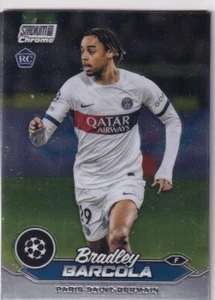 Topps 2024 Chrome Stadium Club CL No. 86 Bradley Barcola Rookie - Bild 1 von 2