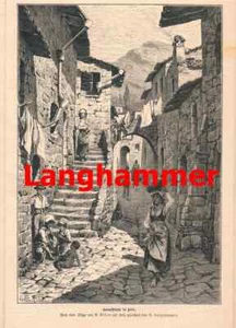 a102 519 Volskergebirge Monti Lepini Latium Abruzzen Artikel mit 1 Bild 1882 !! - Bild 1 von 3