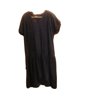 Vintage DW3 Woman's Denim Dress Size L/XL David Warren Blue Jean 80's 90's Y2K - Picture 1 of 11