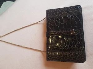 Borsetta Vintage in Pelle Di Coccodrillo - Foto 1 di 8
