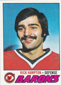 77/78 TOPPS..RICK HAMPTON..NRMT..CARD # 63..BARONS..FREE COMBINED SHIPPING - Picture 1 of 1