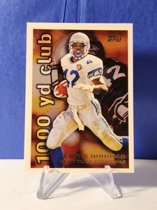 1995 Topps 1000 Yard Club Chris Warren card #2 Seattle Seahawks Football 