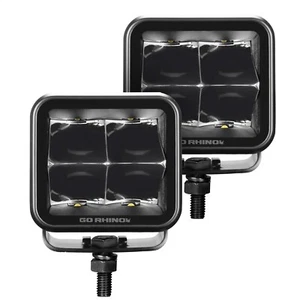 Go Rhino 750400321SCS Blackout Series - Cubeit LED Cube Spot Light Kit - Picture 1 of 6