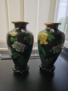 Cloissone Vase - Bild 1 von 6