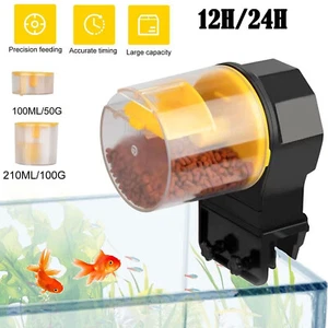 Aquarium Fish Feeder Automatic Food Dispenser Timer Fish Tank Auto Feeder Timing - Picture 1 of 10