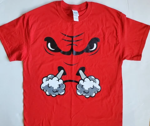 New Chicago Bulls Raging Bull / Angry Bull face Michael Jordan T-shirt Cover