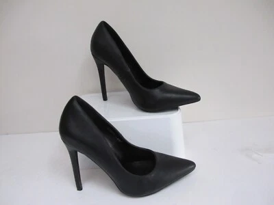 TALLA 5 BOOHOO Zapatos Negros de Corte Tacón de Stiletto Sin Cordones En Muy Muy En Muy Muy Muy Muy Muy En Muy Muy Muy Muy Muy Muy Muy Foto 1 de 4
