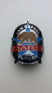 MARIN San Rafael California Head Badge Emblem For Bicycle (Free shipping) - Picture 1 of 5