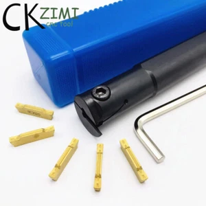 1× MGIVR2520-3 CNC Internal Grooving Holder Tool + 10Pcs 3mm Carbide Inserts - Picture 1 of 2