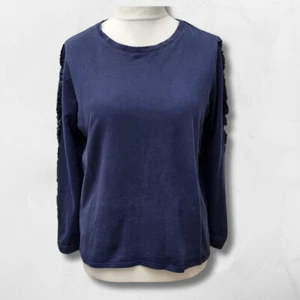 Tu navy sweatshirt. Uk 16 - Picture 1 of 4
